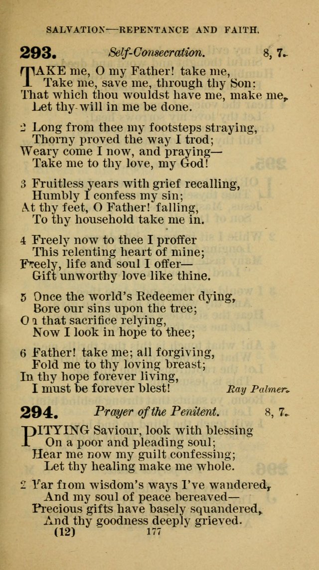 Hymn-Book of the Evangelical Association page 188