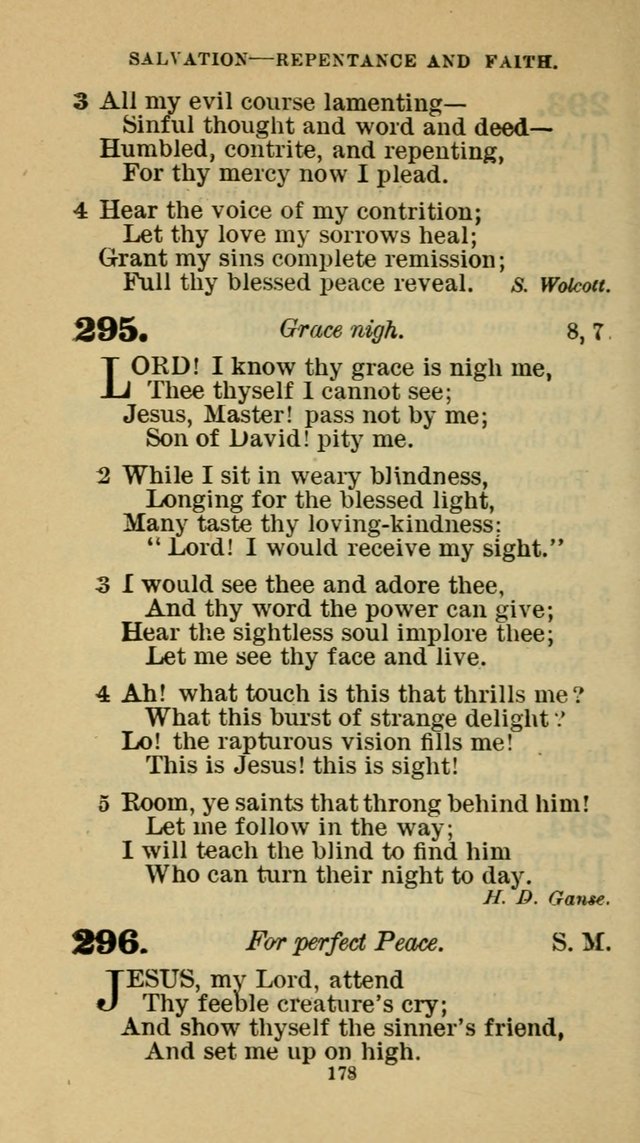 Hymn-Book of the Evangelical Association page 189