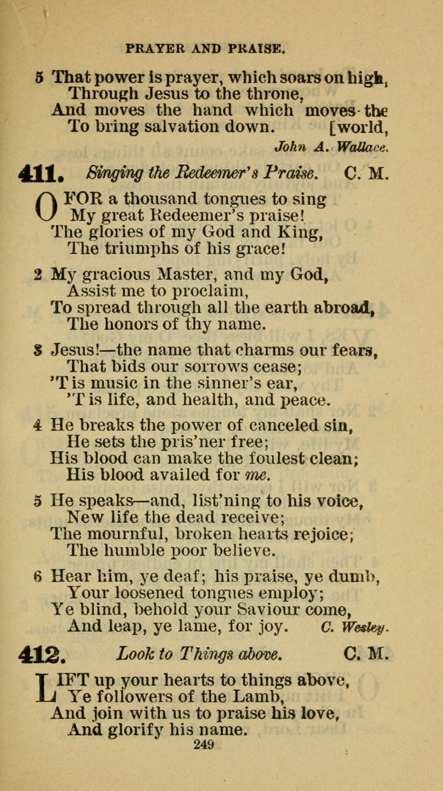 Hymn-Book of the Evangelical Association page 260