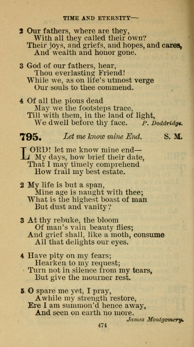 Hymn-Book of the Evangelical Association page 485
