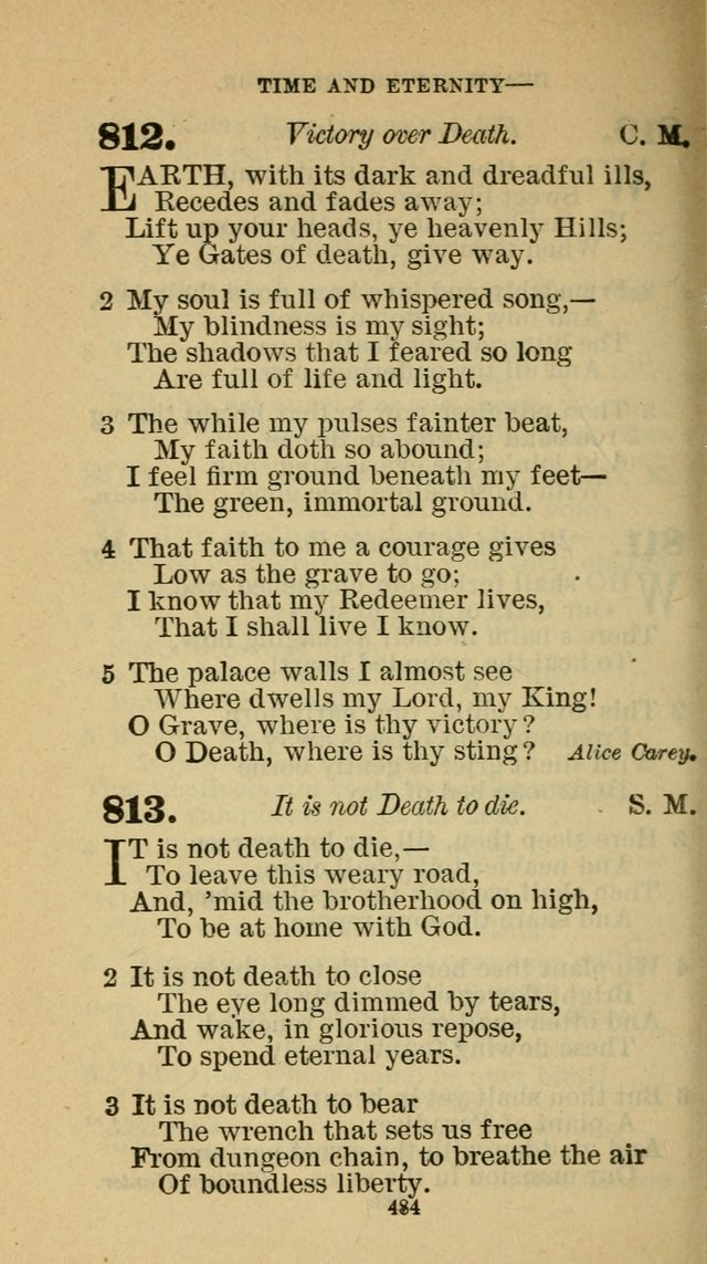 Hymn-Book of the Evangelical Association page 495