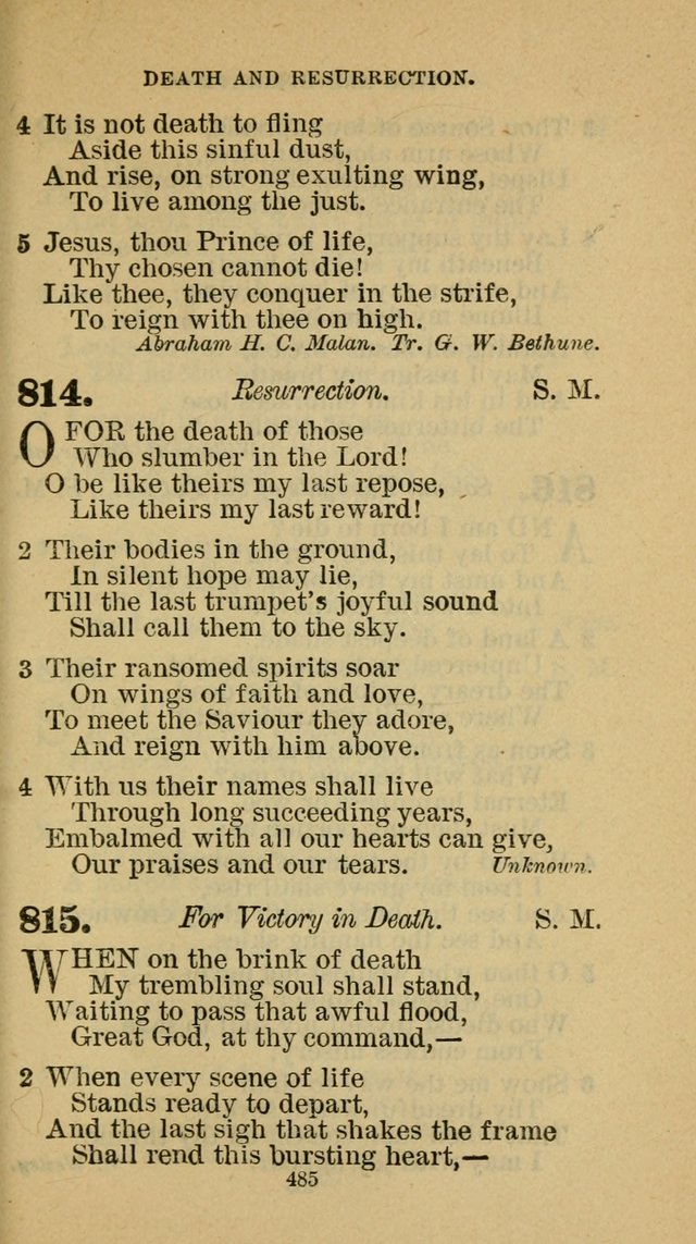 Hymn-Book of the Evangelical Association page 496