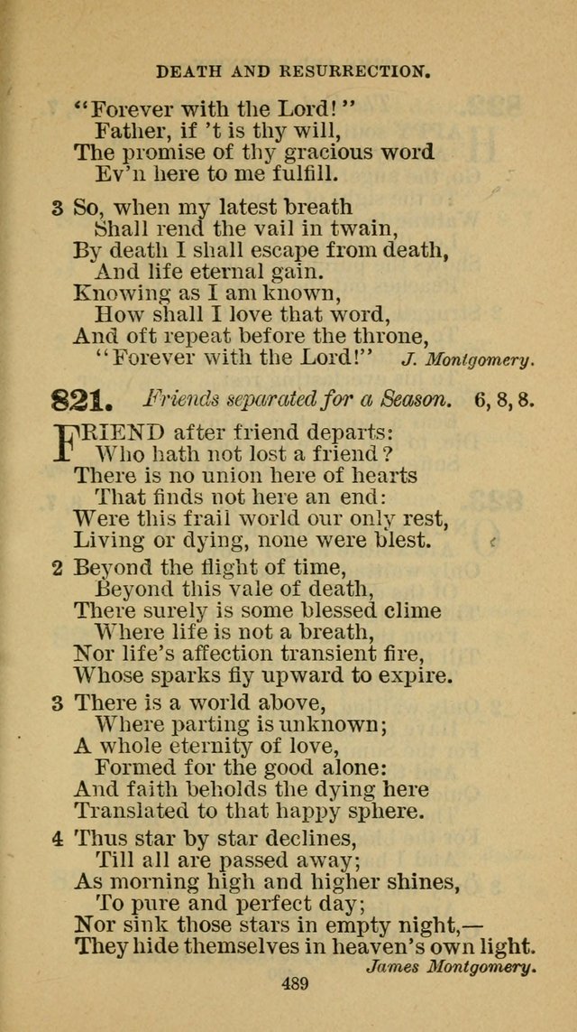 Hymn-Book of the Evangelical Association page 500