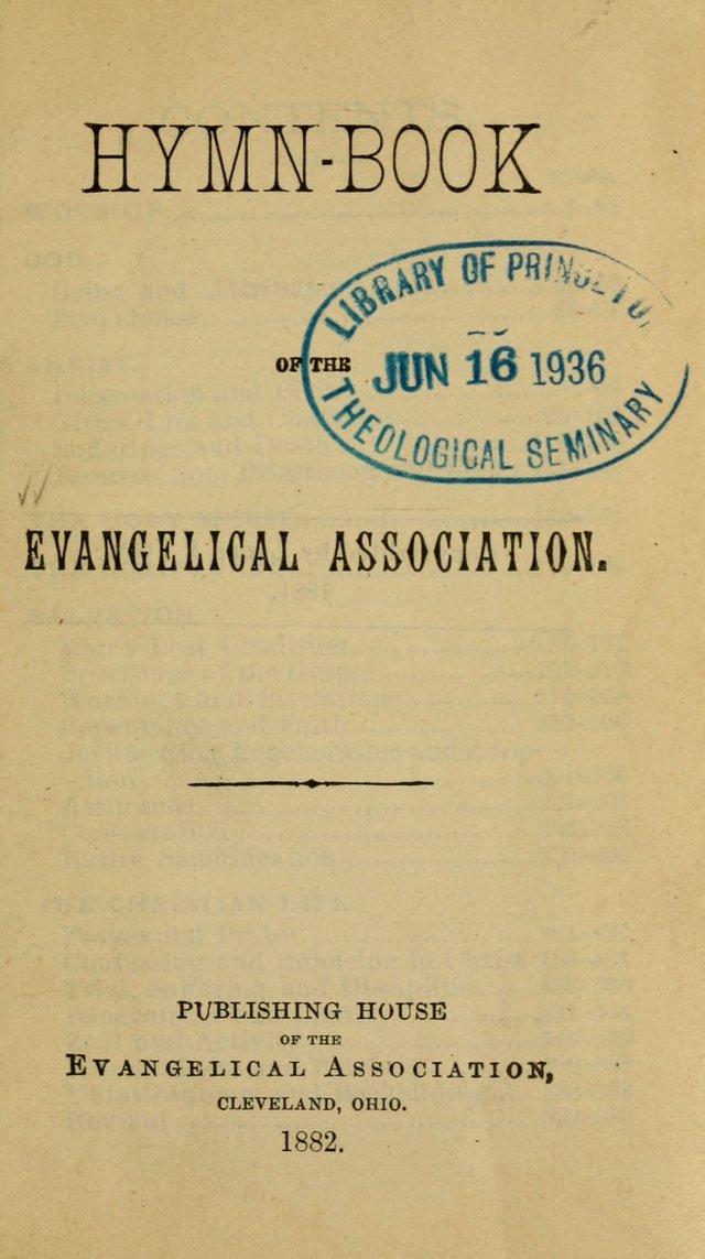 Hymn-Book of the Evangelical Association page 8