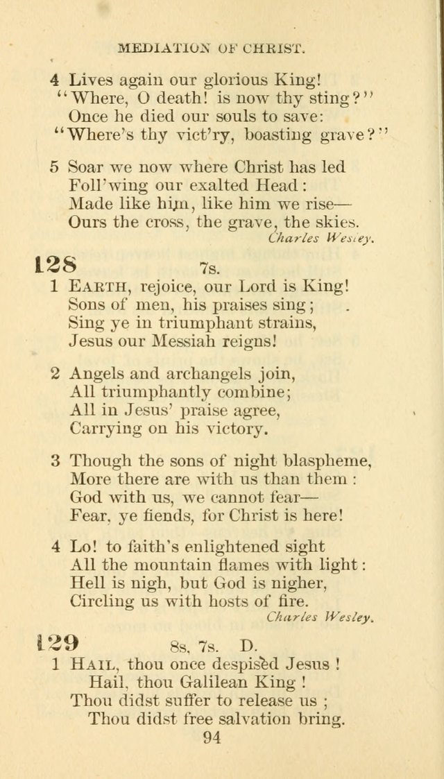 Hymn Book of the Methodist Episcopal Church, South page 101