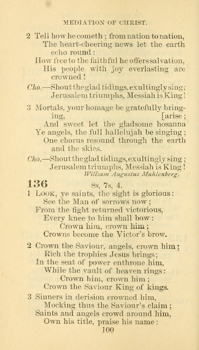 Hymn Book of the Methodist Episcopal Church, South page 107