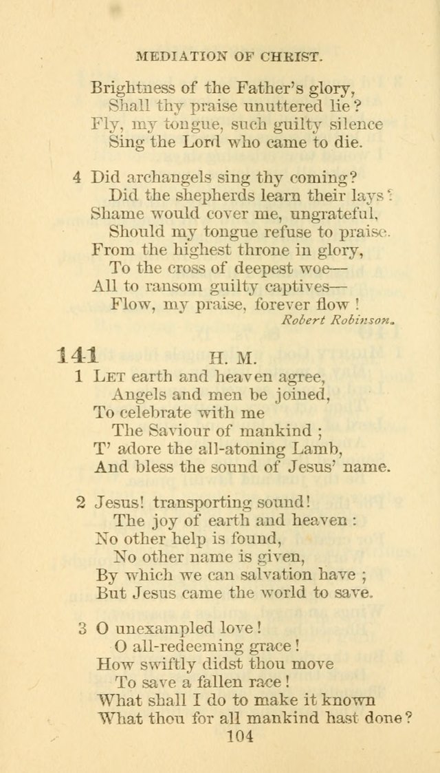 Hymn Book of the Methodist Episcopal Church, South page 111