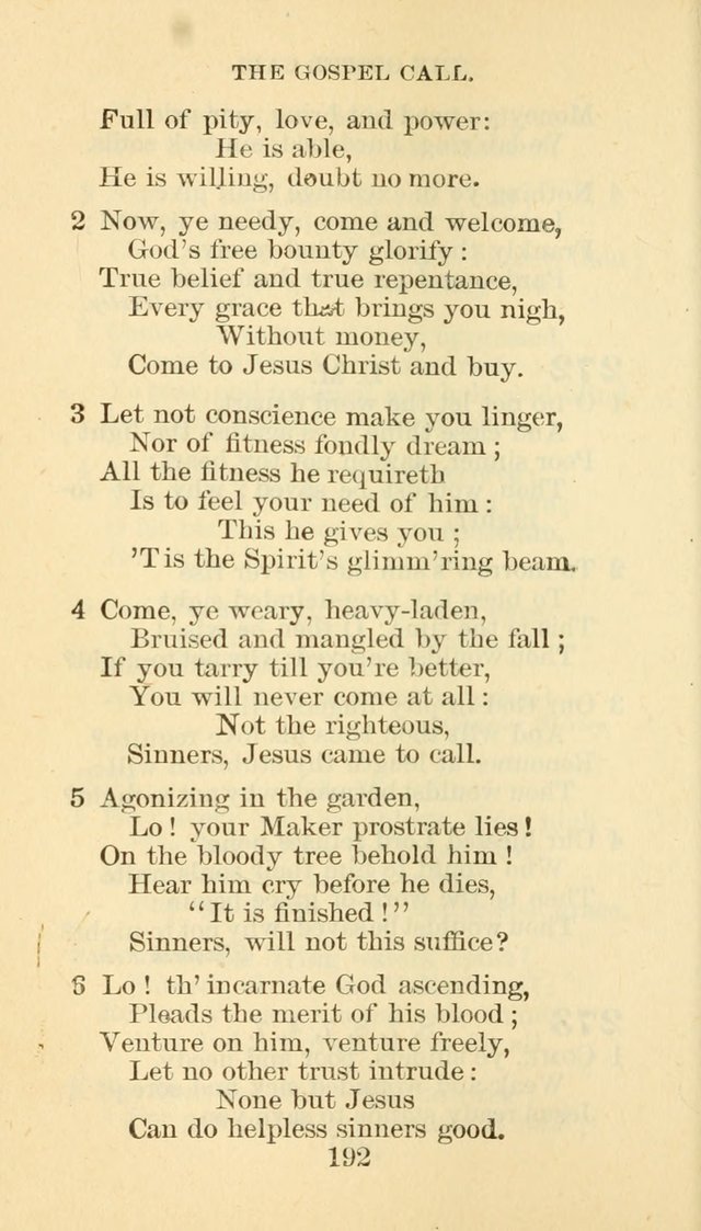Hymn Book of the Methodist Episcopal Church, South page 199