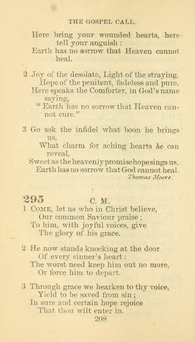 Hymn Book of the Methodist Episcopal Church, South page 215