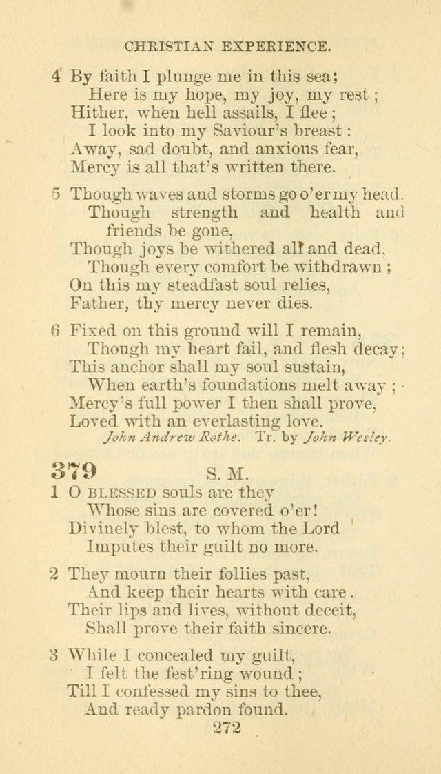 Hymn Book of the Methodist Episcopal Church, South page 279