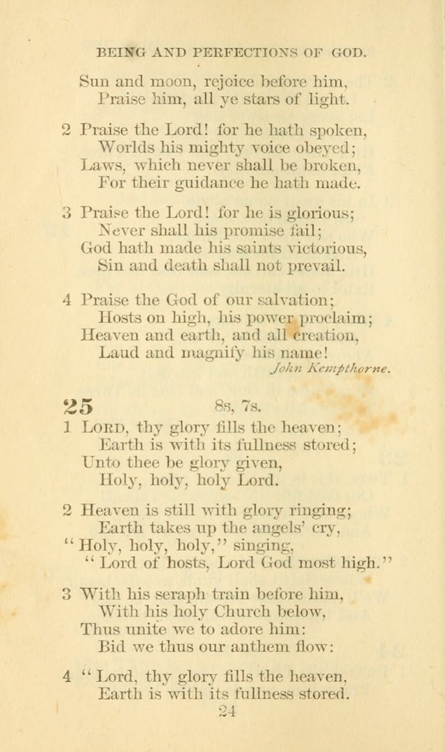 Hymn Book of the Methodist Episcopal Church, South page 31