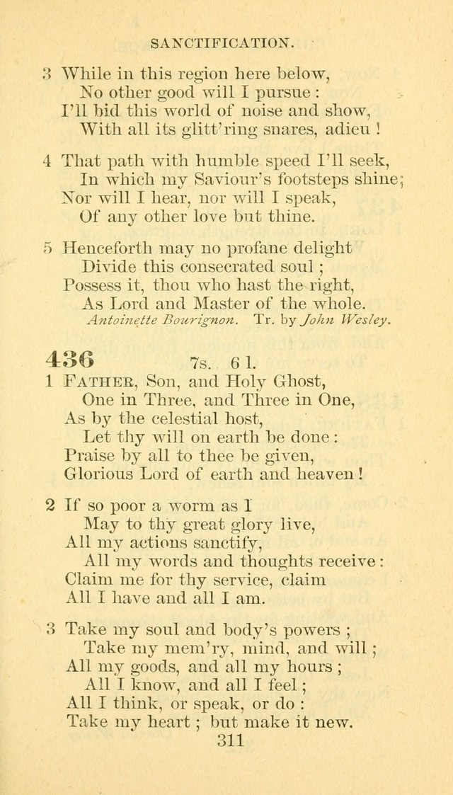 Hymn Book of the Methodist Episcopal Church, South page 318