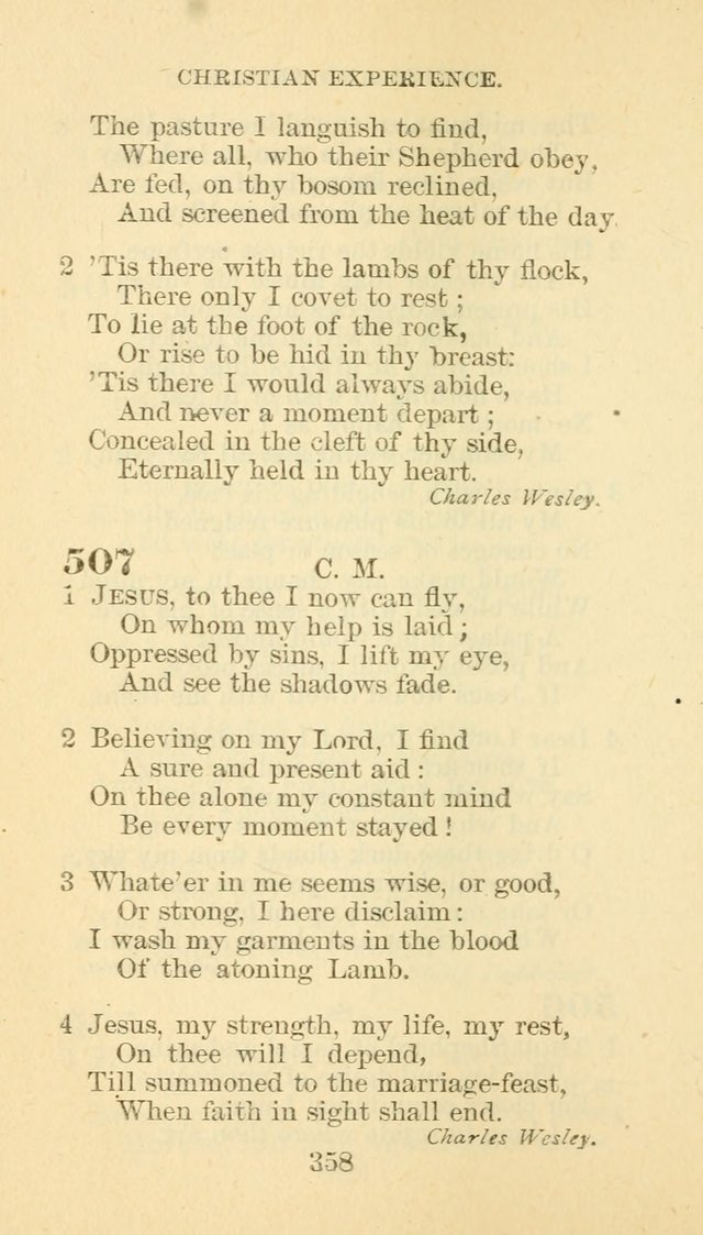 Hymn Book of the Methodist Episcopal Church, South page 365