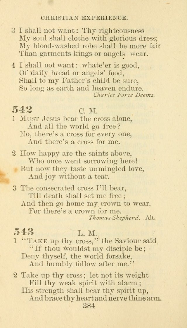 Hymn Book of the Methodist Episcopal Church, South page 391