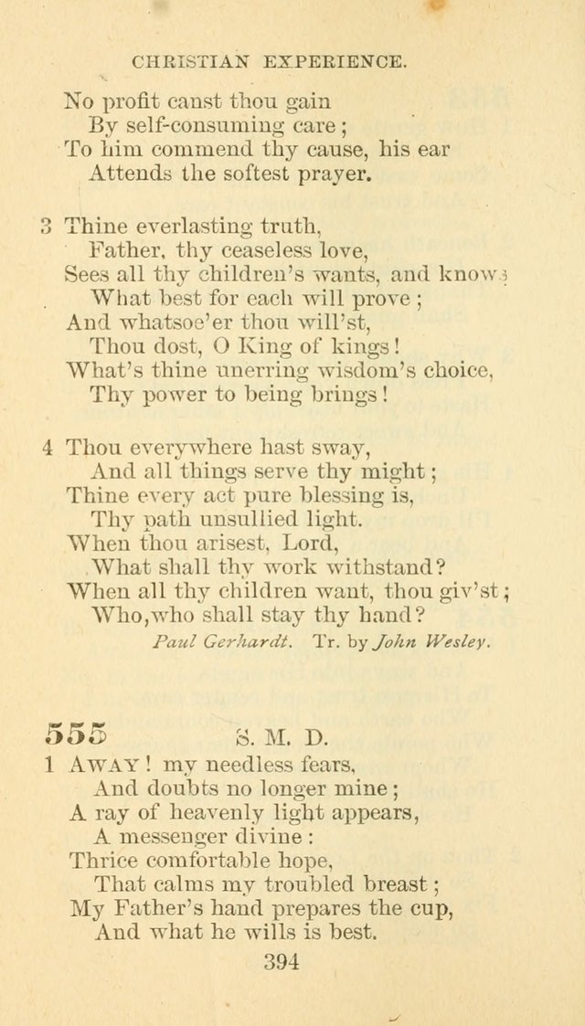 Hymn Book of the Methodist Episcopal Church, South page 401