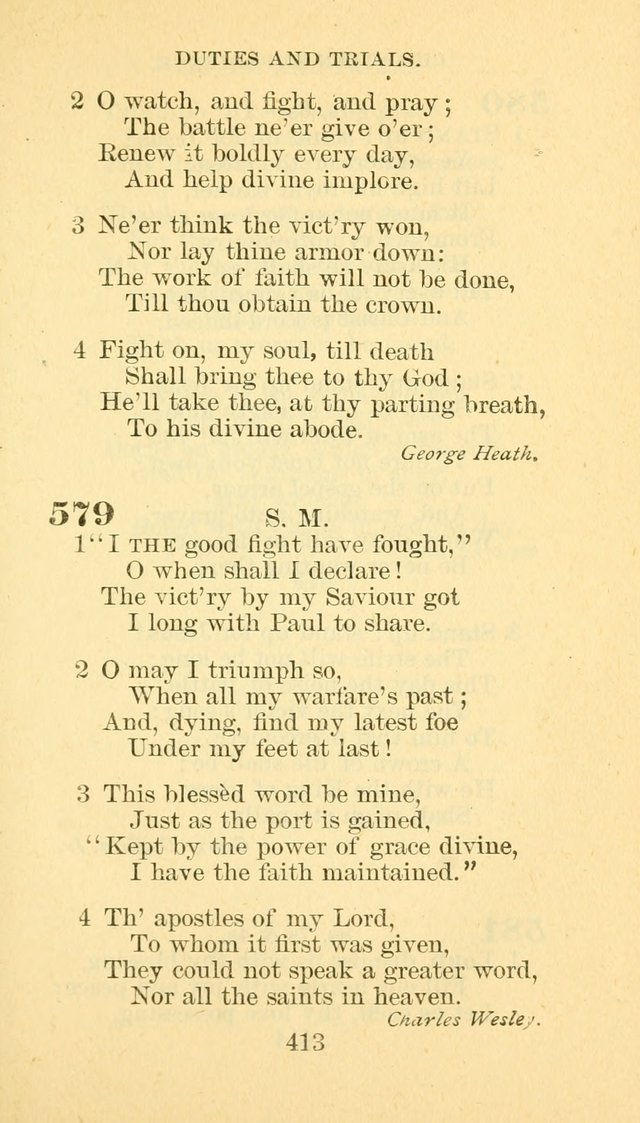 Hymn Book of the Methodist Episcopal Church, South page 420