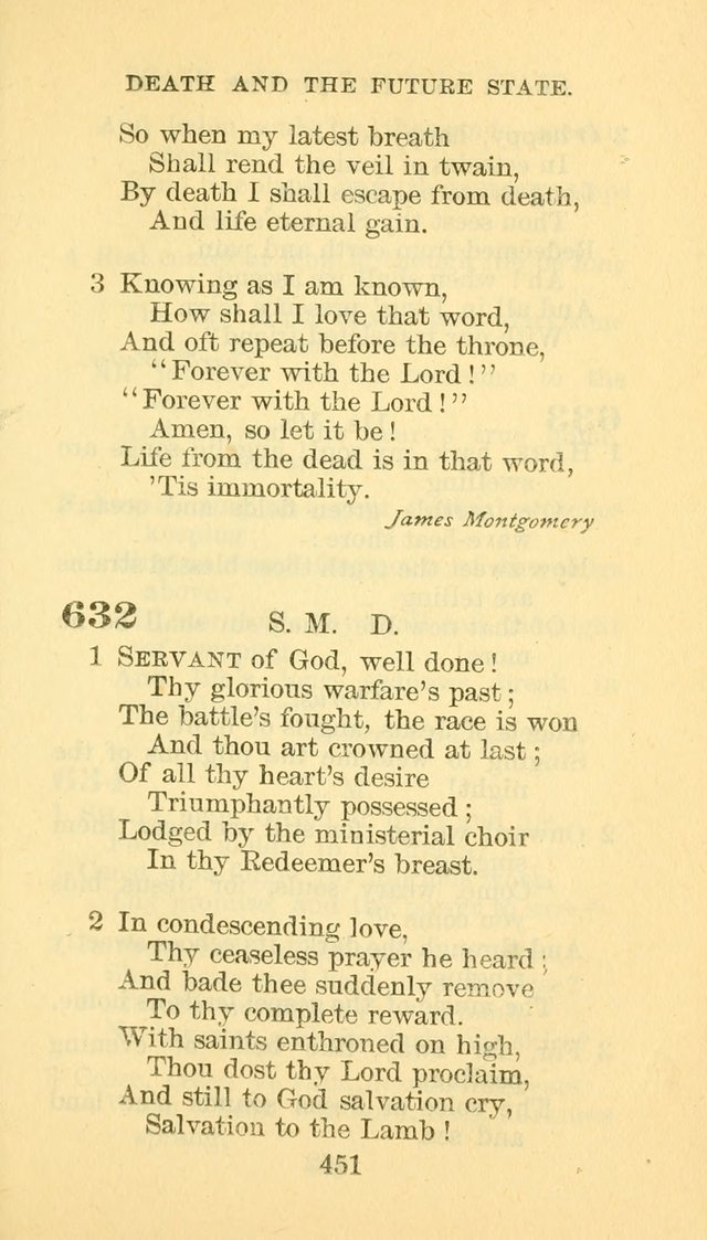 Hymn Book of the Methodist Episcopal Church, South page 458