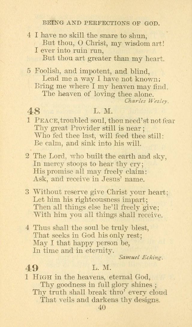 Hymn Book of the Methodist Episcopal Church, South page 47