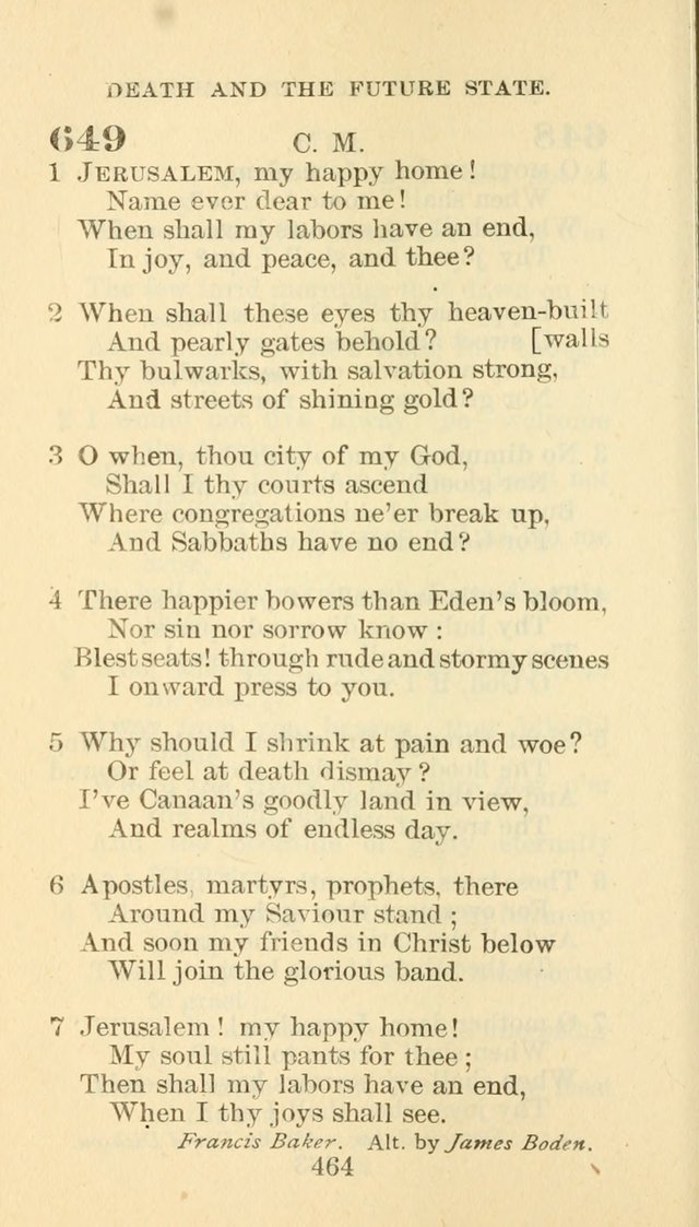 Hymn Book of the Methodist Episcopal Church, South page 471