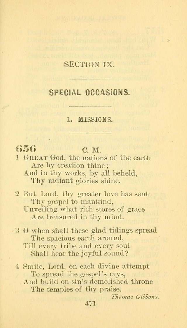 Hymn Book of the Methodist Episcopal Church, South page 478
