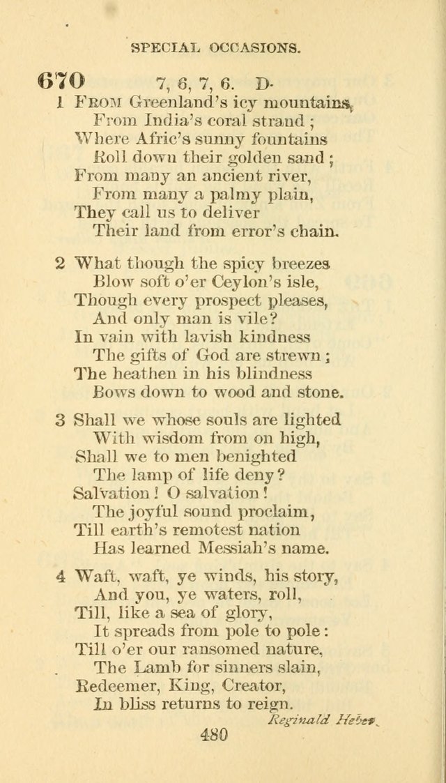 Hymn Book of the Methodist Episcopal Church, South page 487