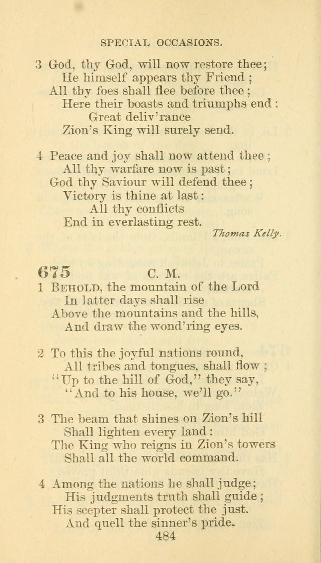 Hymn Book of the Methodist Episcopal Church, South page 491