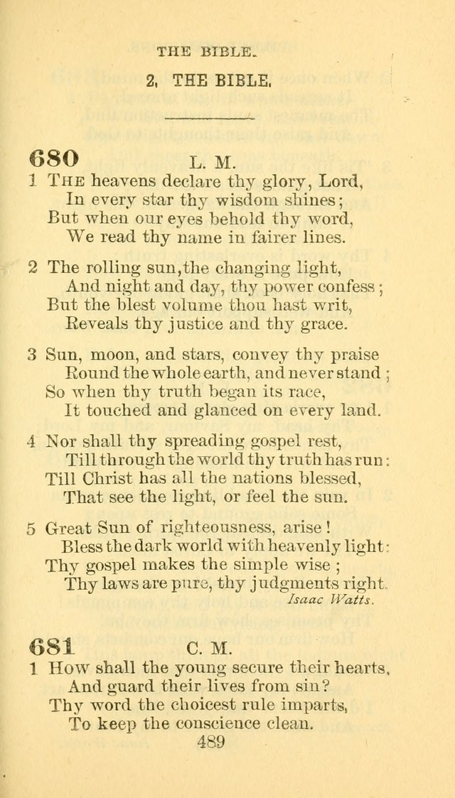 Hymn Book of the Methodist Episcopal Church, South page 496