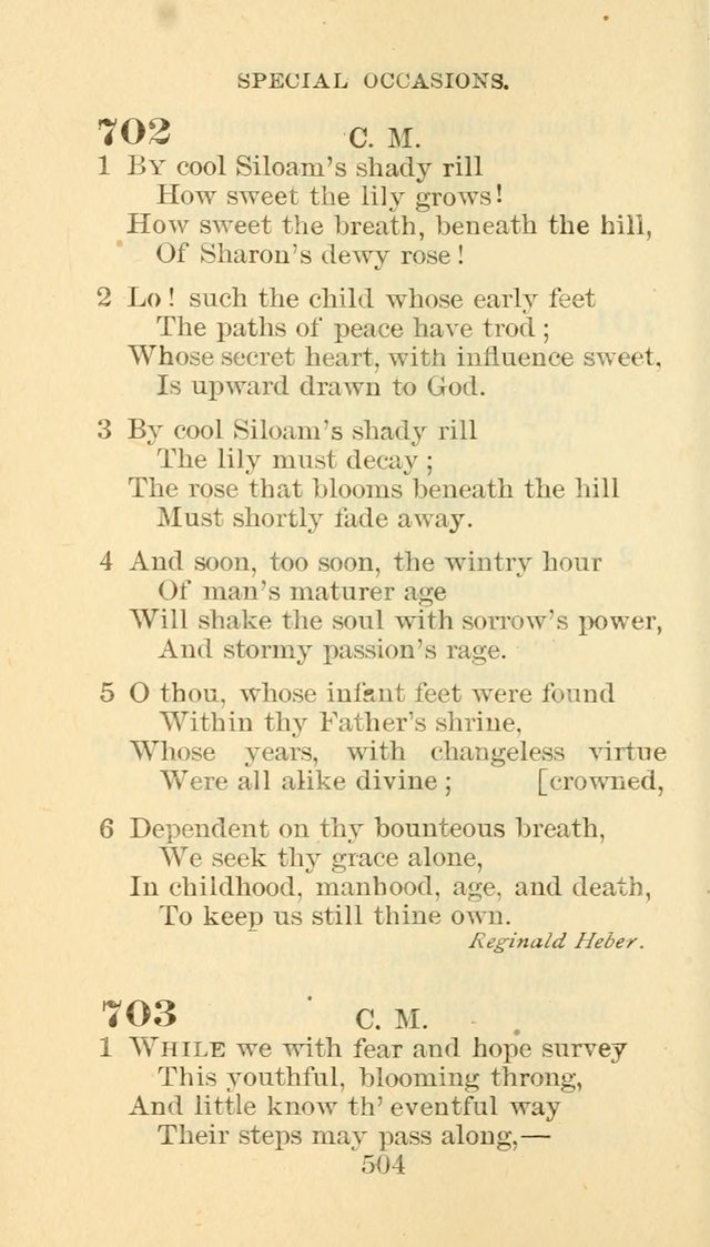 Hymn Book of the Methodist Episcopal Church, South page 511
