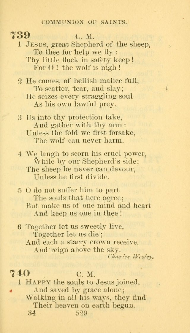 Hymn Book of the Methodist Episcopal Church, South page 536