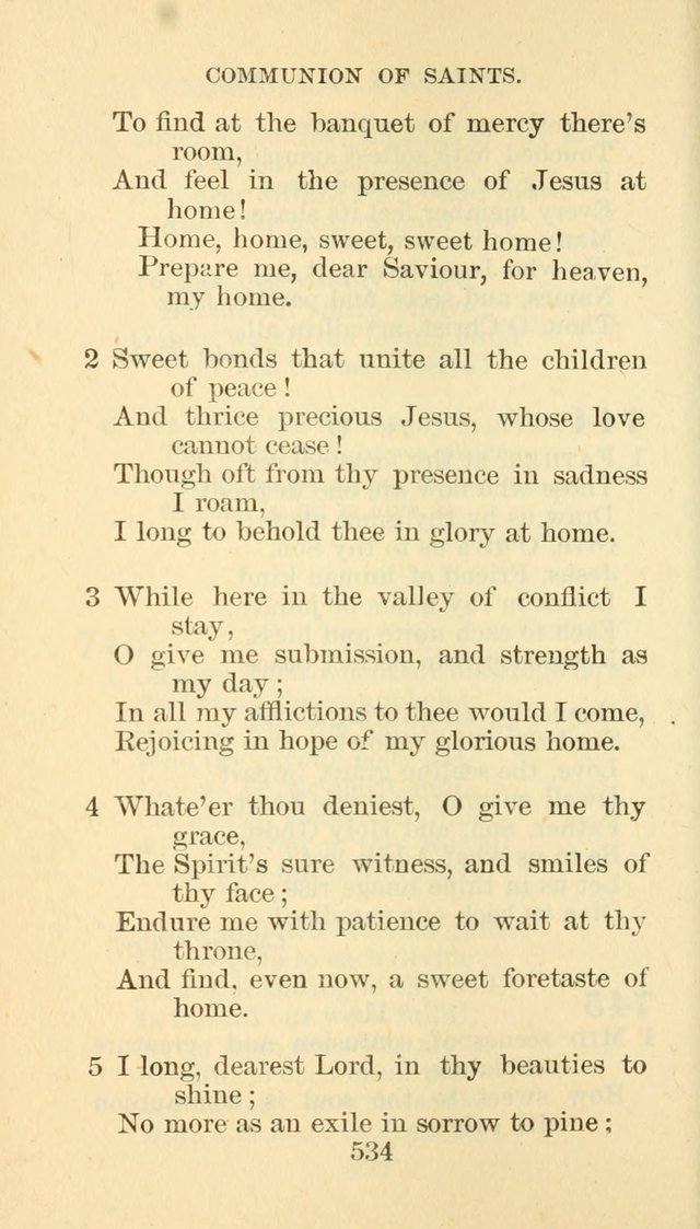 Hymn Book of the Methodist Episcopal Church, South page 541