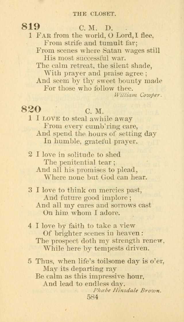 Hymn Book of the Methodist Episcopal Church, South page 591