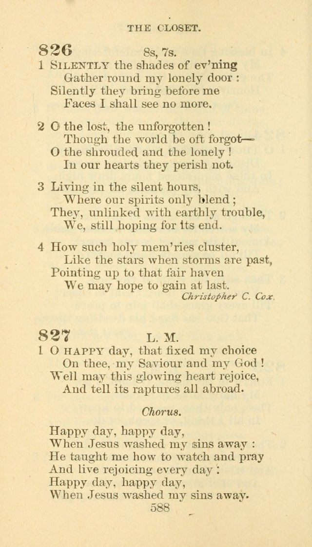 Hymn Book of the Methodist Episcopal Church, South page 595