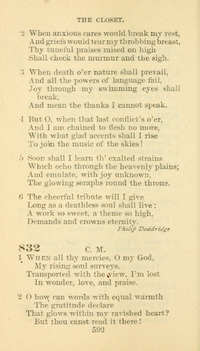 Hymn Book of the Methodist Episcopal Church, South page 599