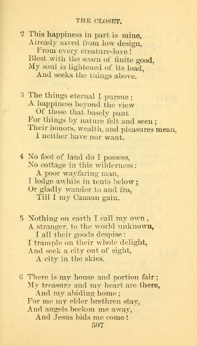 Hymn Book of the Methodist Episcopal Church, South page 604