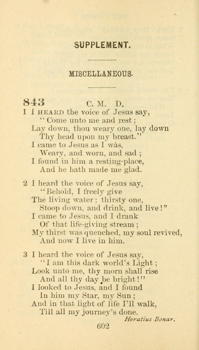 Hymn Book of the Methodist Episcopal Church, South page 609