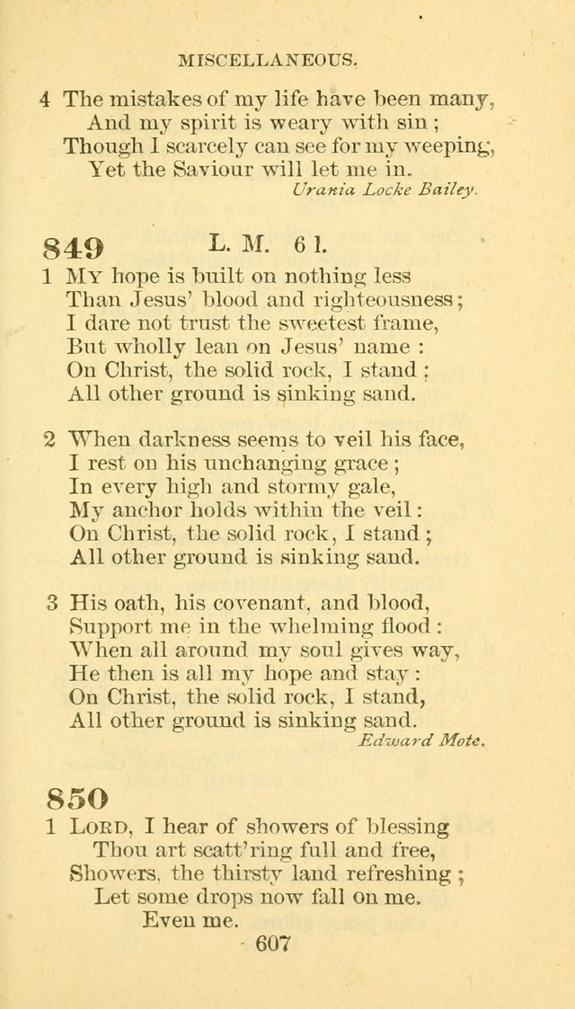 Hymn Book of the Methodist Episcopal Church, South page 614