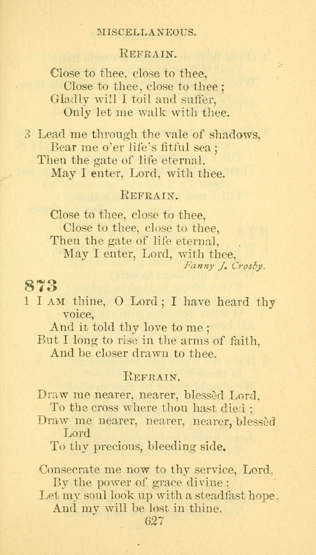 Hymn Book of the Methodist Episcopal Church, South page 634