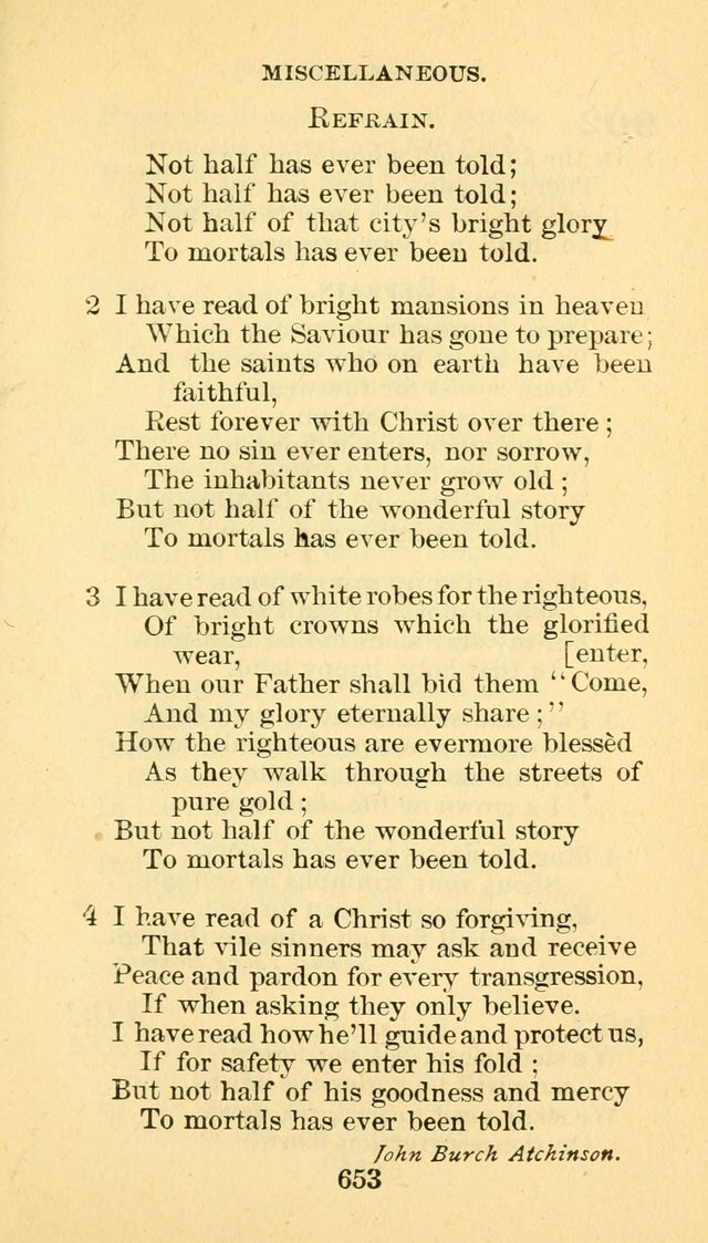 Hymn Book of the Methodist Episcopal Church, South page 660
