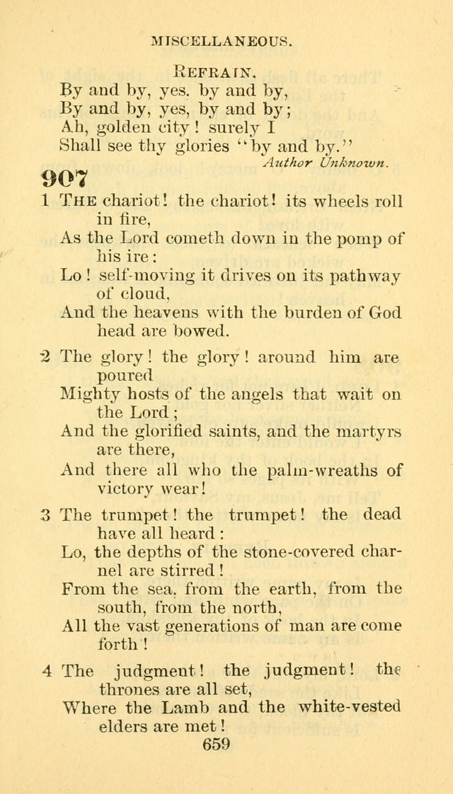 Hymn Book of the Methodist Episcopal Church, South page 666