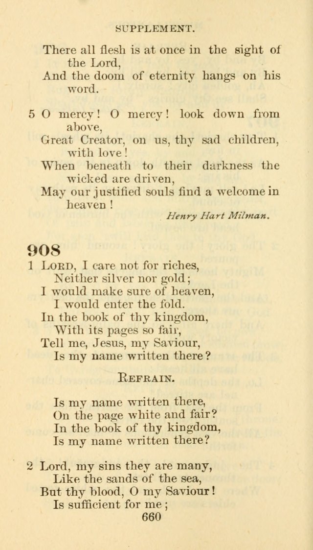 Hymn Book of the Methodist Episcopal Church, South page 667