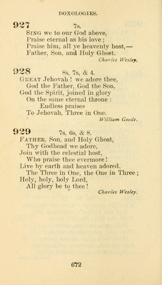 Hymn Book of the Methodist Episcopal Church, South page 679