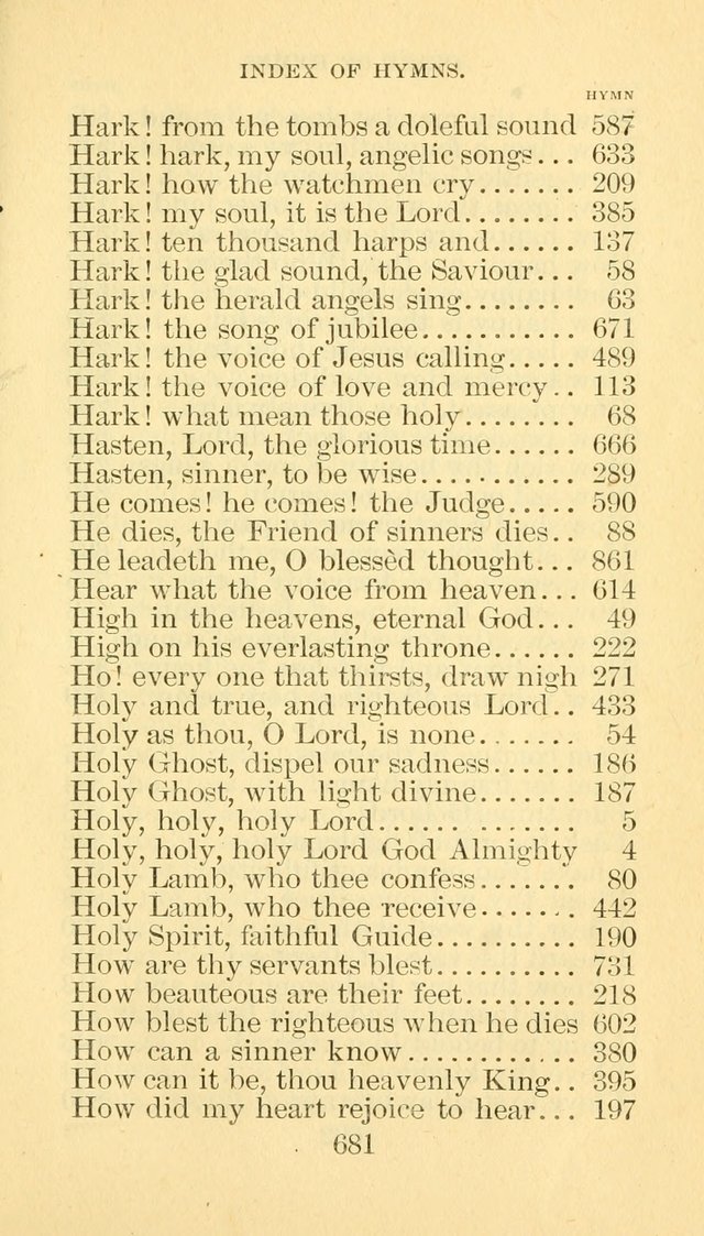 Hymn Book of the Methodist Episcopal Church, South page 688