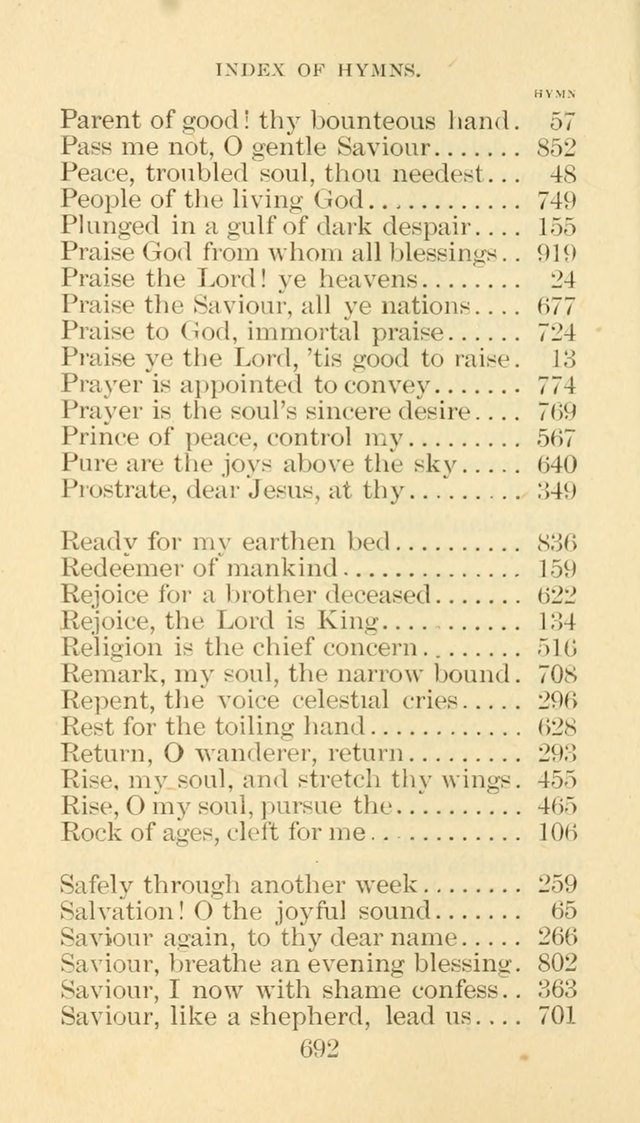 Hymn Book of the Methodist Episcopal Church, South page 699
