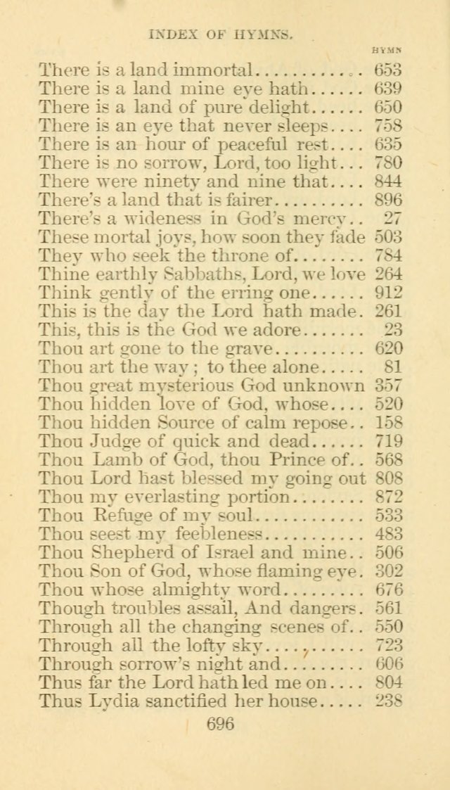 Hymn Book of the Methodist Episcopal Church, South page 703