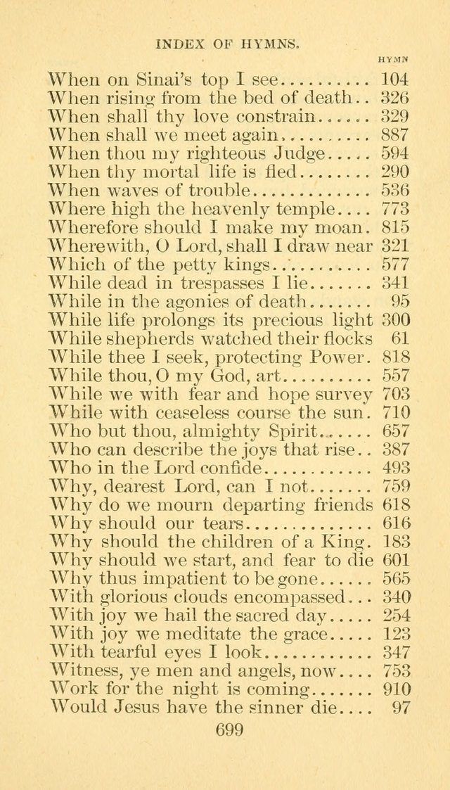 Hymn Book of the Methodist Episcopal Church, South page 706