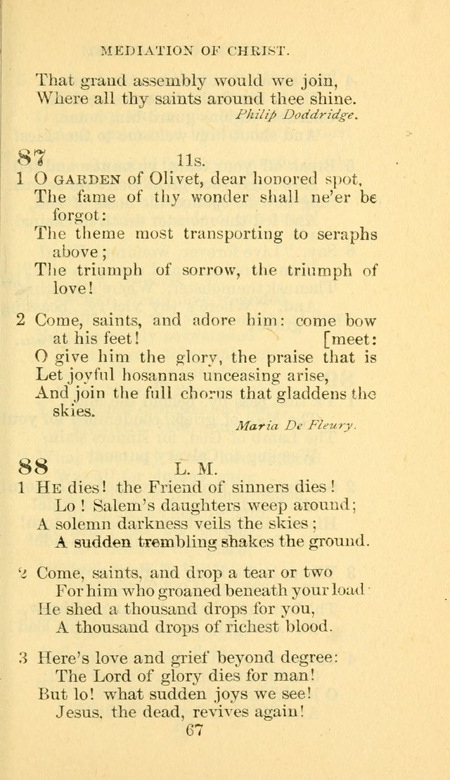 Hymn Book of the Methodist Episcopal Church, South page 74