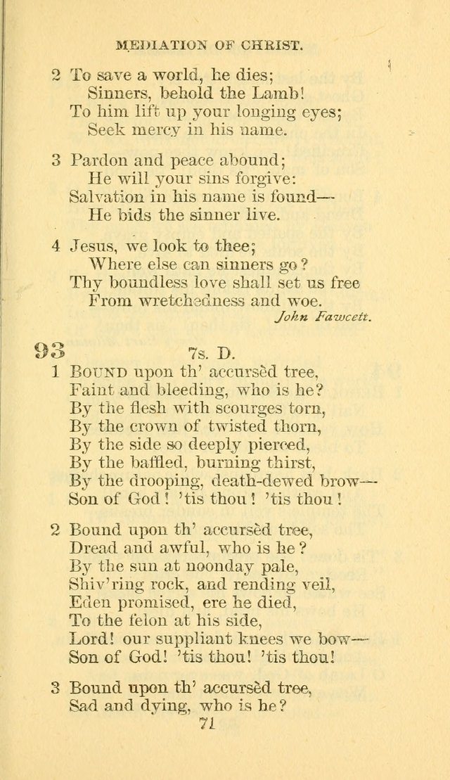 Hymn Book of the Methodist Episcopal Church, South page 78