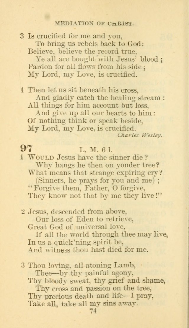 Hymn Book of the Methodist Episcopal Church, South page 81
