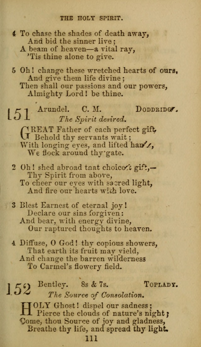 Hymn Book of the Methodist Protestant Church. (11th ed.) page 113