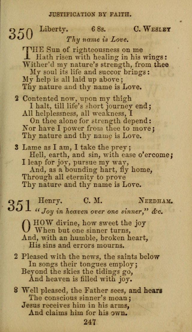 Hymn Book of the Methodist Protestant Church. (11th ed.) page 249
